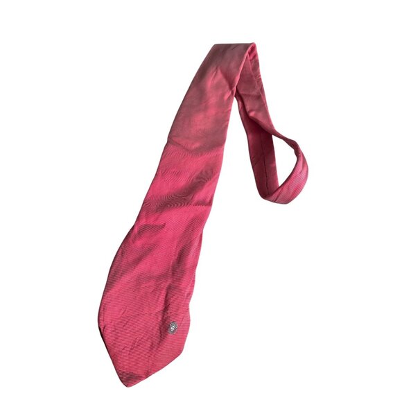 GIANNI VERSACE Men's Vintage Red Silk Tie - Picture 2 of 6